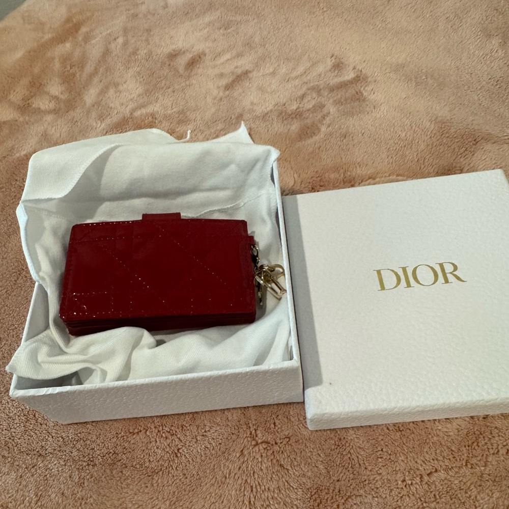 Dior Scarlet Card Case